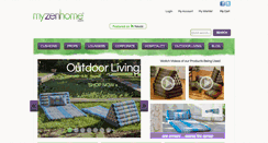 Desktop Screenshot of myzenhome.com