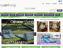Tablet Screenshot of myzenhome.com
